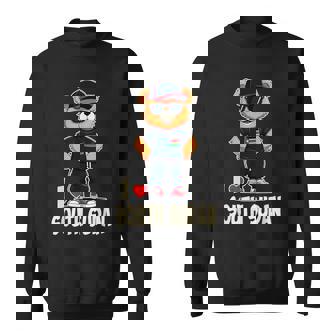 South Sudanese Flag Teddy Bear I Love South Sudan Sweatshirt Unisex | Mazezy