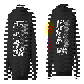 South Vietnam Vietnamese America American USA My DNA Flag Sweatshirt Unisex | Mazezy