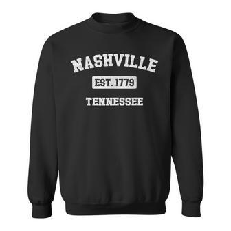 Souvenirintage Nashville Tennessee Tn Est 1779 Sweater e - Cadeauxyz