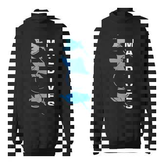 Souvenirs De Plongée En Raie Aux Maldives Sweater e - Cadeauxyz