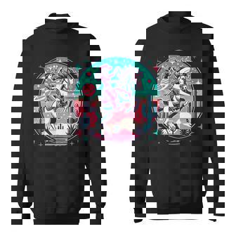 Space Cowgirl Outfit Cosmic Costume Galactic Western Riding Sweatshirt | Mazezy