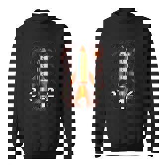Space Rocket Counting Down Theme Astronaut Spaceman Ship Sweatshirt Unisex | Mazezy