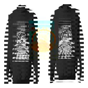 Spaghetti Cat Dinner Retro Vintage Italian Humor Sweatshirt - Thegiftio