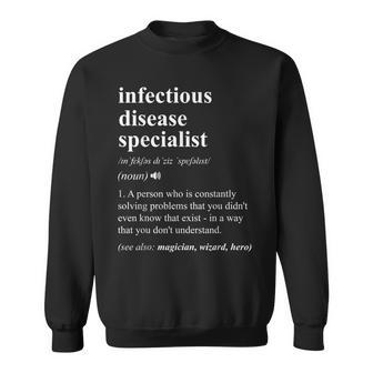 Spezialistin Für Infektionskrankheiten Lustige Wörterbuchdefinition Sweatshirt - Seseable