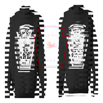 Spicy Slap Ya Mama Group Family Matching Condiment Unit Sweatshirt Unisex | Mazezy