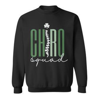 Spine Chiropractor St Patrick Day Chiropractic Chiropr Sweatshirt | Mazezy