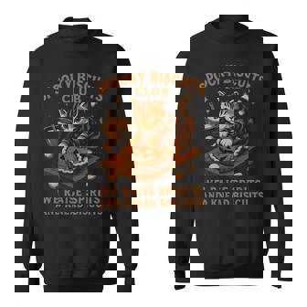 Spooky Biscuits Club Cat 面白い ハロウィン ベーキングベイカー 長袖tシャツ スウェットシャツ - Kawaiitshirt