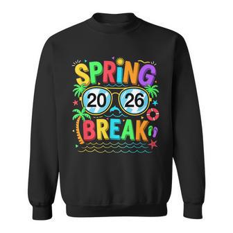 Spring Break Squad Vintage 2026 Florida Cool Sunglasses Sweatshirt | Mazezy