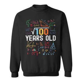 Square Root Of 100 10Th Birthday 10 Years Old Birthday Sweatshirt - Thegiftio UK