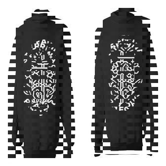 St Seraphina Pray For Us Catholic Cross Religious Tank Top Sweatshirt Unisex | Mazezy