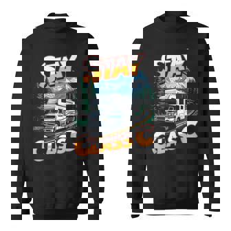 Stay Class C Outdoor Mountain Road Trips Van Motorhome RV Sweatshirt Unisex | Mazezy