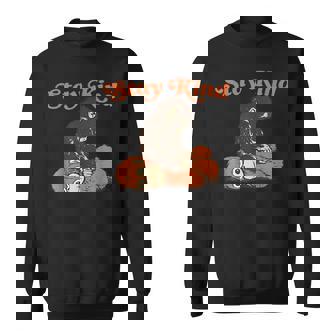 Stay Kind Punch Baby Monkey Sweatshirt - Monsterry