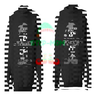 The Step-Mom Elf Shirt Matching Family Christmas Pajama Top Sweatshirt Unisex | Mazezy