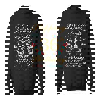 Stepping Into My 36th Birthday Like A Queen Boss Bday Party Sweatshirt Unisex | Mazezy