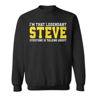 Steve Name Steve Jokes For Steve Birthday Sweatshirt - Thegiftio UK