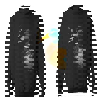 Stockente Ente Raucht Eine Zigaretteintage Lustige Ente Jagd Sweatshirt - Geschenkecke