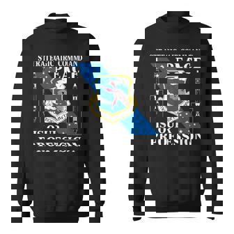 Strategic Air Command Usaf Cold War Peace Is Our Profession Sweatshirt | Seseable FR