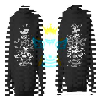 Streetwear Retro Gamma Blue Matching Sweatshirt - Thegiftio