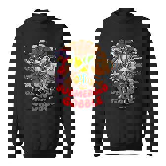 Submerged Gobble Thanksgiving Scuba Diving Turkey Sweatshirt Unisex | Mazezy