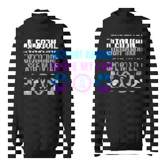 Suicide Emotional Support Animal Pets Awareness Prevention Sweatshirt Unisex | Mazezy