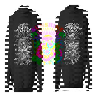 Sunshine Paradise Surf Festival 70s Retro Flower Power Tank Top Sweatshirt Unisex | Mazezy