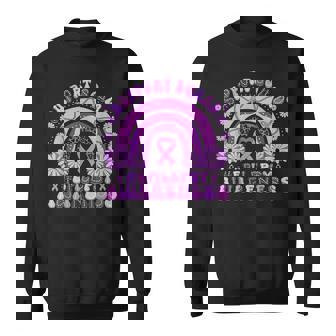 Support Squad Purple Ribbon Epilepsy Awareness Month Sweatshirt - Thegiftio