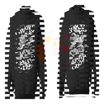 I Survived 100 Days Of School Cafeteria Chaos Space Rocket Sweatshirt Unisex | Mazezy