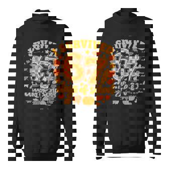 I Survived 67 Days Of School Fall Leaves Cute Autumn Graphic Sweatshirt Unisex | Mazezy