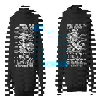 I Survived 67 Days Of School 67 Meme Dinosaur Boy Kids Sweatshirt Unisex | Mazezy