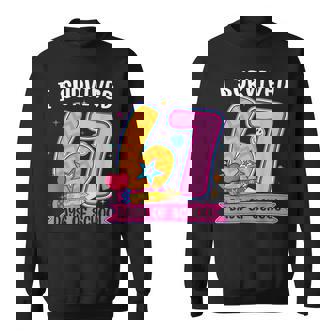 I Survived 67 Days Of School Meme Teacher Student Kids Sweatshirt Unisex | Mazezy