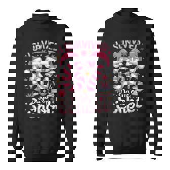 I Survived 67 Days Of School Meme Teacher Student Sweatshirt Unisex | Mazezy