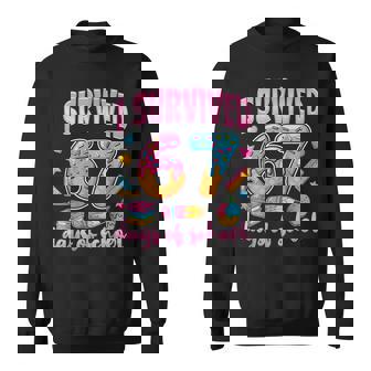 I Survived 67 Days Of School Meme Teacher Student Sweatshirt Unisex | Mazezy