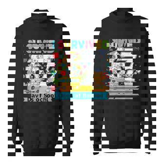 I Survived 67 Days Of School Meme Teacher Student Sweatshirt Unisex | Mazezy