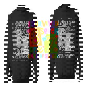I Survived 67 Days Of School Six Seven Teachers Students Sweatshirt Unisex | Mazezy