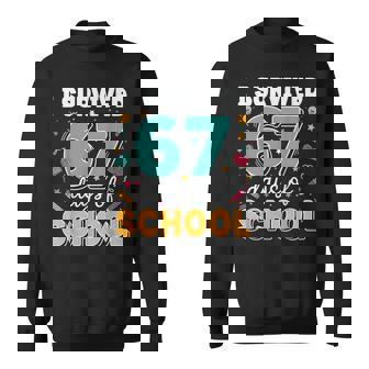 I Survived 67 Days Of School Teacher Meme Classroom Sweatshirt Unisex | Mazezy