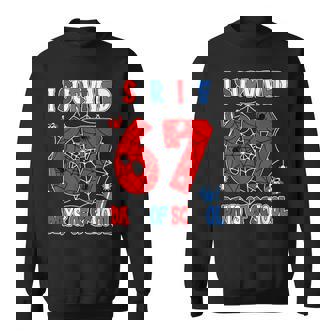 I Survived 67 Six Seven Days Of School Spider Web Art Sweatshirt Unisex | Mazezy