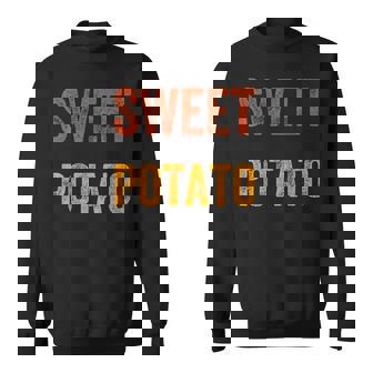 Sweet Potato And Kind Of Rude Potato Vintage Style Sweatshirt Unisex | Mazezy