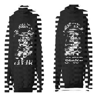 Swinging Wieners Golf Club Dachshund Wiener Dog Fathers Day Sweatshirt - Monsterry