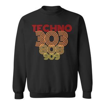 Synthesizer Techno 303 808 909 For Fans Of Analogueounds スウェットシャツ - Kawaiitshirt