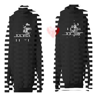 Tail Buck Deer Hunting Season Heart Beat Vintage Sweatshirt Unisex | Mazezy