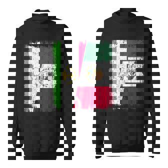 Tajikistan Mexico Half Flag Tajik Mexican Heritage Sweatshirt Unisex | Mazezy