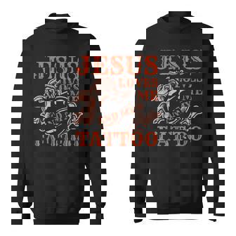 Tatuador Tatuado Tatuador Jesús Me Ama Con Mi Tatuaje Camisa de entrenamiento - Regaloses