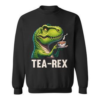 Tea Rex T-Rex Dinosaur Tea Lover Sweatshirt - Thegiftio UK