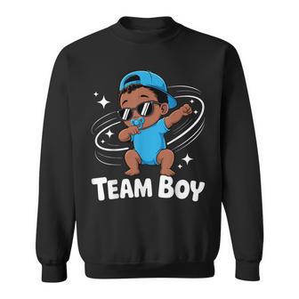 Team Boy Baby Announcement Gender Reveal Family Party Sweatshirt - Thegiftio UK