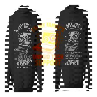 Tech Guy Support Computer Geek Nerd Engineer Graphic Sweatshirt Unisex | Mazezy