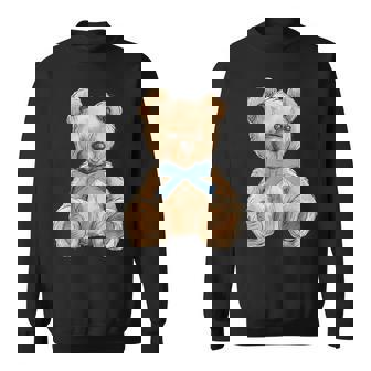 Teddy Bear Preppy Aesthetic Cute For Ns Coquette Sweatshirt - Thegiftio