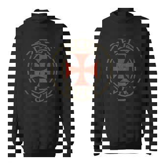 Templario Cross Deusult Reino De Jerusalén In Mangas Camisa de entrenamiento - Regaloses