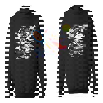 Tennis Dog Racket Border Collie Ball Chase Athlete Sweatshirt Unisex | Mazezy