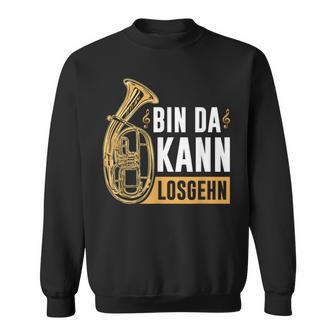 Tenorhorn Musikinstrument Bin Da Kann Losgehen Tenoristen Sweatshirt - Geschenkecke