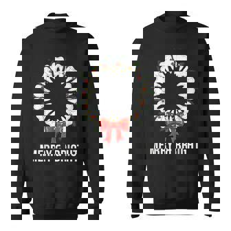 Th Smile Be Merry And Bright Dental Dentist Christmas Sweatshirt - Monsterry